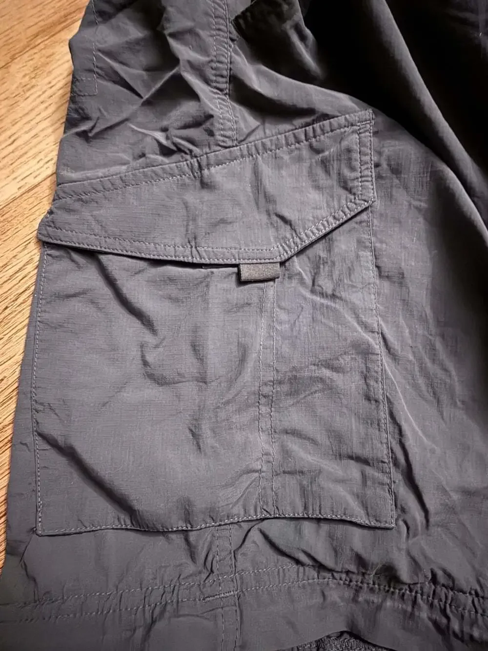Men's Gray Cargo Shorts with Belt